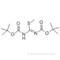 Acide carbamique, N - [[[(1,1-diméthyléthoxy) carbonyl] amino] (méthylthio) méthylène] -, 1,1-diméthyléthyl ester CAS 107819-90-9